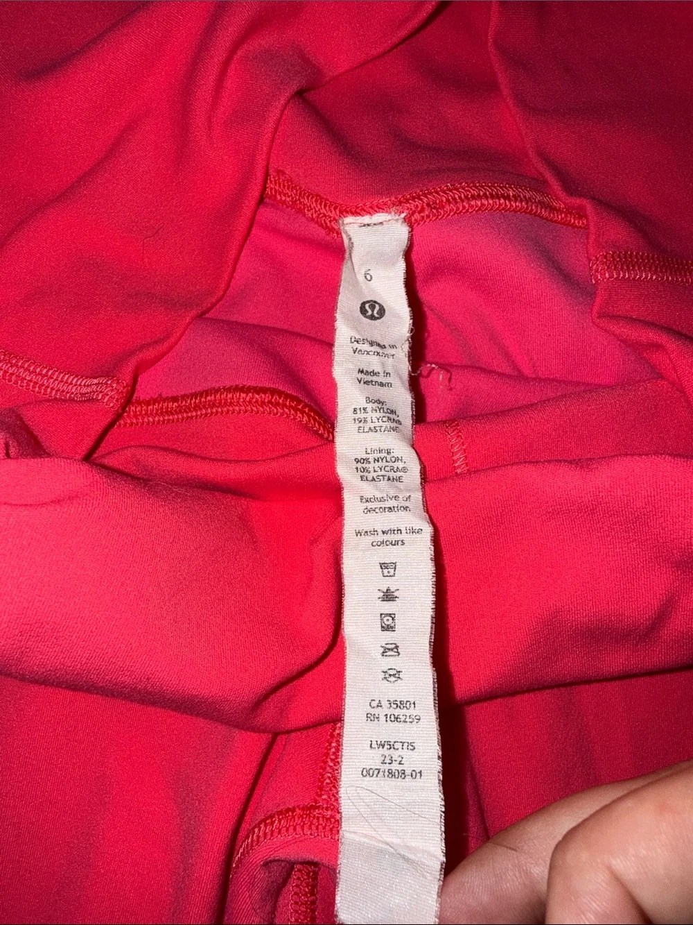 lululemon athletica Girls Bright Pink High-Rise Leggings